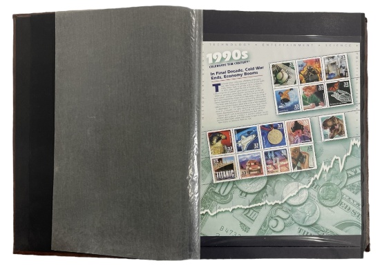 Stamp Book With Stamps