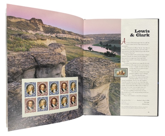 Stamp Book With Stamps