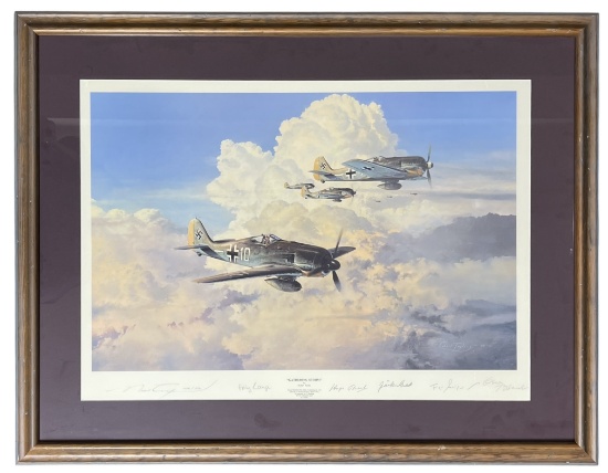 SIGNED Framed Gathering Storm by Robert Taylor