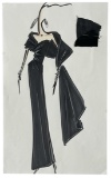 Luxury Fashion Brands | Original Designer Sketch | One of a Kind Artwork