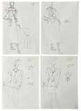 Luxury Fashion Brands | Original Designer Sketch | One of a Kind Artwork