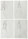 Luxury Fashion Brands | Original Designer Sketch | One of a Kind Artwork