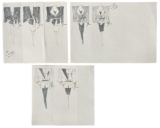 Luxury Fashion Brands | Original Designer Sketch | One of a Kind Artwork