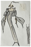 Luxury Fashion Brands | Original Designer Sketch | One of a Kind Artwork