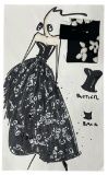 Luxury Fashion Brands | Original Designer Sketch | One of a Kind Artwork