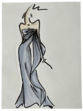 Luxury Fashion Brands | Original Designer Sketch | One of a Kind Artwork