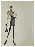 Luxury Fashion Brands | Original Designer Sketch | One of a Kind Artwork