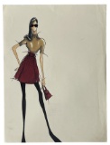 Luxury Fashion Brands | Original Designer Sketch | One of a Kind Artwork