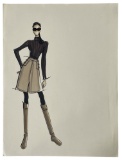 Luxury Fashion Brands | Original Designer Sketch | One of a Kind Artwork