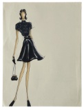 Luxury Fashion Brands | Original Designer Sketch | One of a Kind Artwork