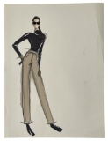 Luxury Fashion Brands | Original Designer Sketch | One of a Kind Artwork