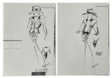 Christian Dior | Original Dior Stamp On Fashion Sketches | Prints