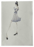 Luxury Fashion Brands | Original Designer Sketch | One of a Kind Artwork