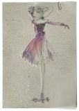 Luxury Fashion Brands | Original Designer Sketch On Vellum