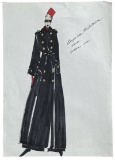 Luxury Fashion Brands | Original Designer Sketch | One of a Kind Artwork