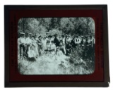 Vintage Glass Photo Slide