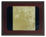 Vintage Glass Photo Slide
