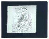 Vintage Glass Photo Slide