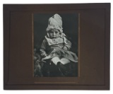 Vintage Glass Photo Slide