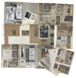 Vintage Burlesque Photo and Newspaper Clipping Collection