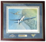 SIGNED Framed WWII Aviation With Two Fighter Aircraft | No. 851