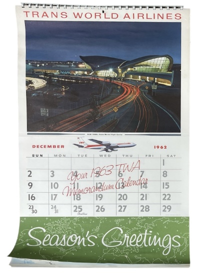 1962 Trans World Airlines | Calendar