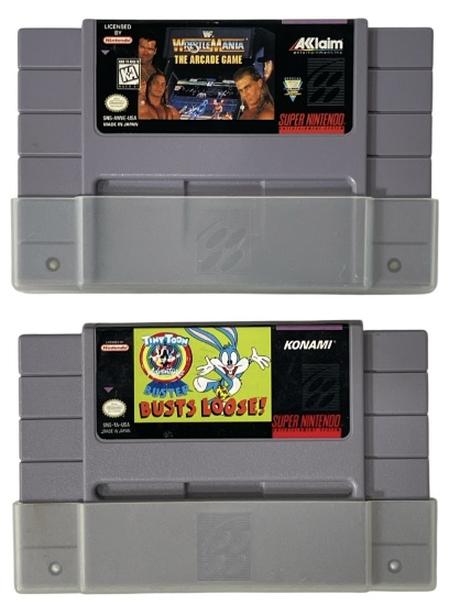 Vintage Super Nintendo Game Collection