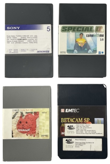 Betacam SP Tapes Collection
