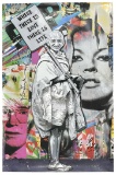Mr. Brainwash | Gandhi | Where There is Love There is Life | Poster