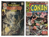 Charltons and Marvels Haunted Library and Conan | Comic Book Collection