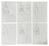 Luxury Fashion Brands | Original Designer Sketch | One of a Kind Artwork