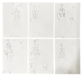 Luxury Fashion Brands | Original Designer Sketch | One of a Kind Artwork