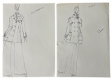 Luxury Fashion Brands | Original Designer Sketch | One of a Kind Artwork