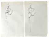 Luxury Fashion Brands | Original Designer Sketch | One of a Kind Artwork