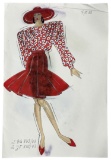 Christian Dior | Original Designer Sketch | One of a Kind Artwork