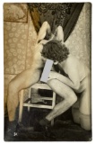 Erotic Vintage French Postcard