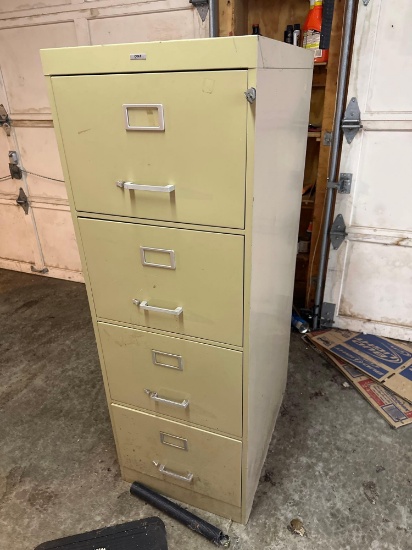 4 Drawer Locking File Cabinet Contents Online Auctions Proxibid