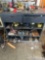 Metal 2 Drawer Cabinet & Contents