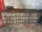 Metal Card Catalog FULL of Misc Hardware