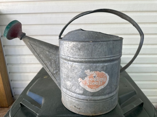 Galvanized Watering Can