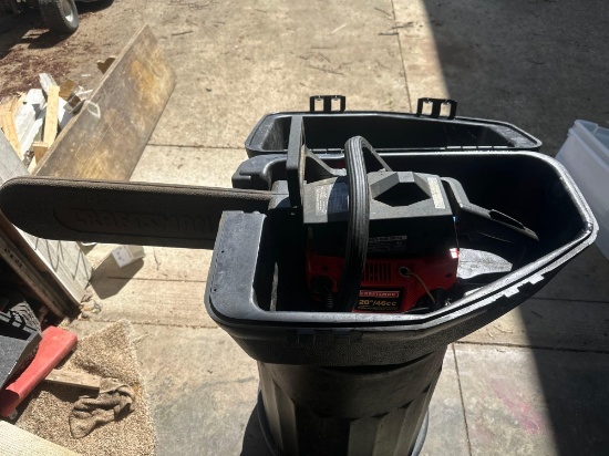 Craftsman 20" Chainsaw in Case