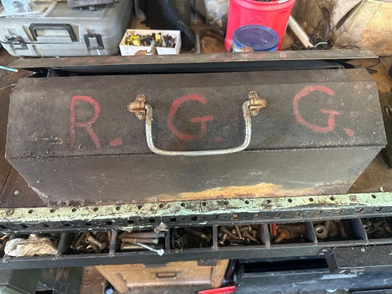 Kennedy Metal Tool Box & Tools