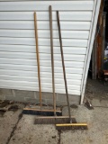 3 Shop Push Brooms