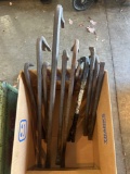 Lot of 11 Pry Bars