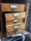 Vintage Hardware Tin Drawers