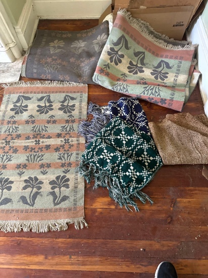 4 Rugs and 2 Blankets