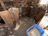 6 Antique Wooden Louvered Shutters
