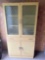 Metal Glass Front Wardrobe