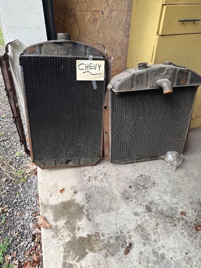 3 Antique Car Radiators