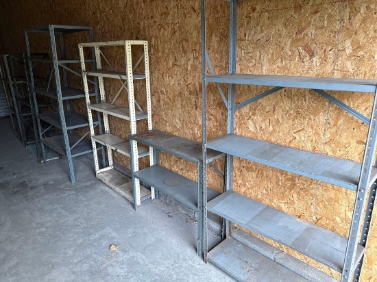 6 Metal Shelves